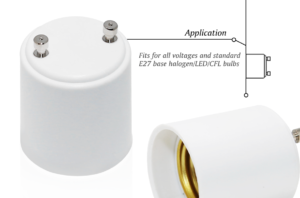 GU24 To E26 Adapter for led bulbs