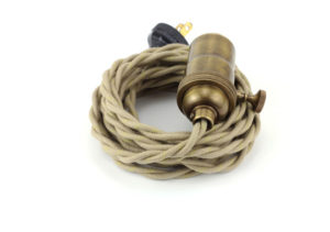 braided pendant lamp cord China factory