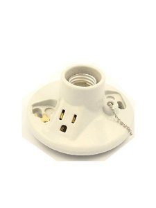 light bulb outlet adapter 3 prong with UL
