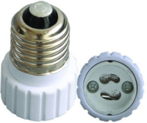 medium e26 to gu10 porcelain socket adapter