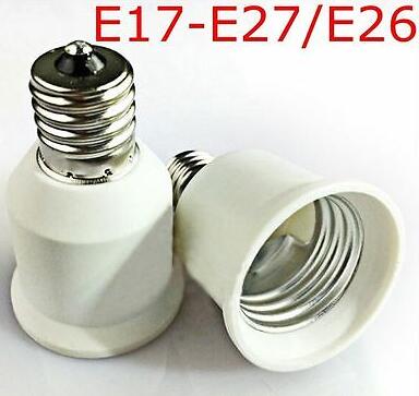E26 Lamp Base E17 to E27 Light Bulb Socket Converter