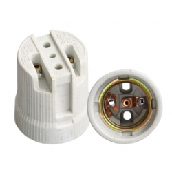 Edison Screw E27 ES Ceramic Socket Bulb Holder&Fixing Bracket Bakelite Heat Lamp 