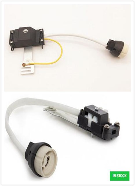Down light Fitting GU10 Ceramic Socket Heat Resistant Flex Lamp Holder & Bridge 