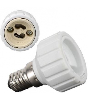 2x GU10 To Small Screw E14 SES Light Bulb Socket Lamp Adaptor Converter Holder 