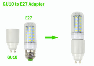 gu10 to e27 plug converter adapter for led bulb